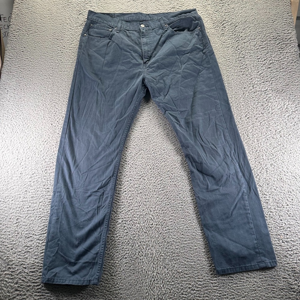 Levi's 508 Jeans Mens 38x32 Blue Cotton Denim Straight Leg Stretch Workwear